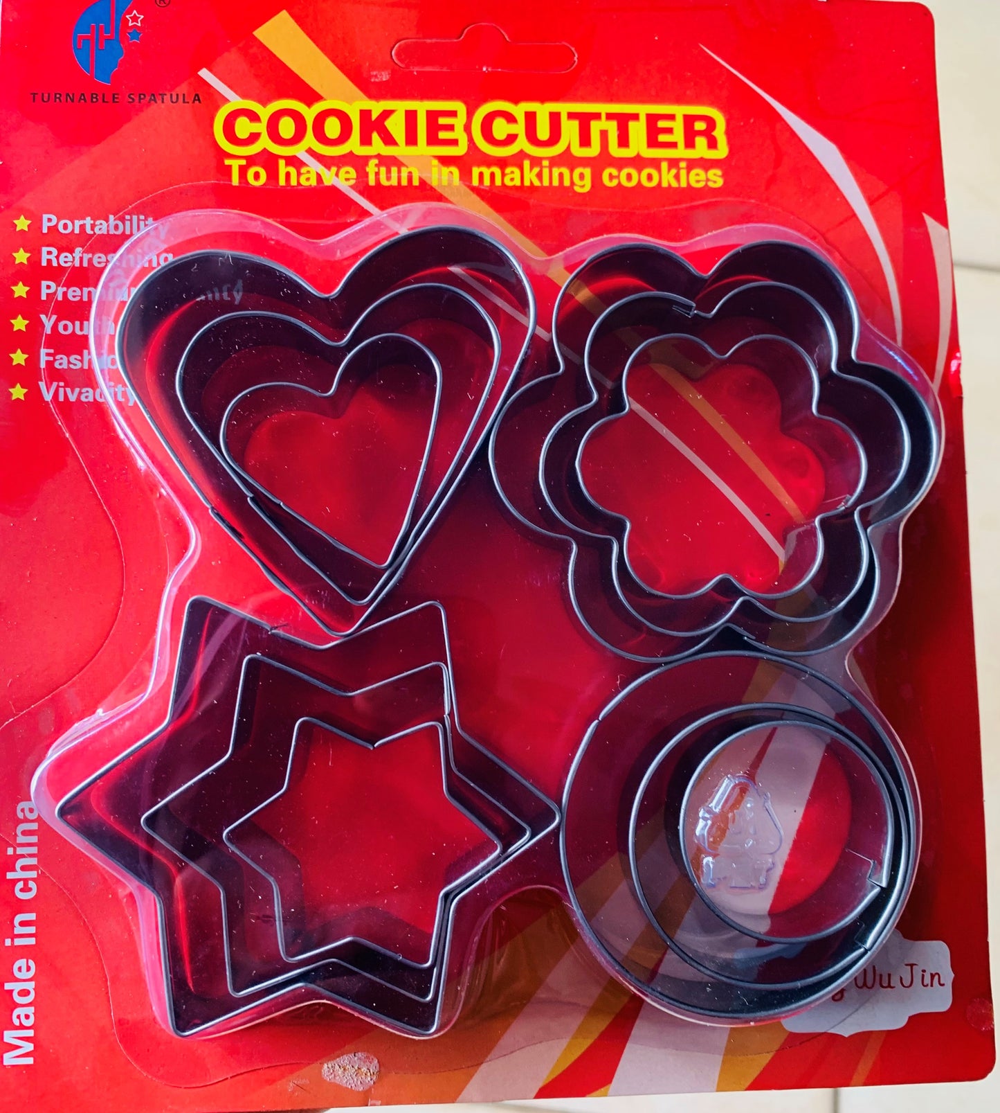 Emporte pièces 4 formes